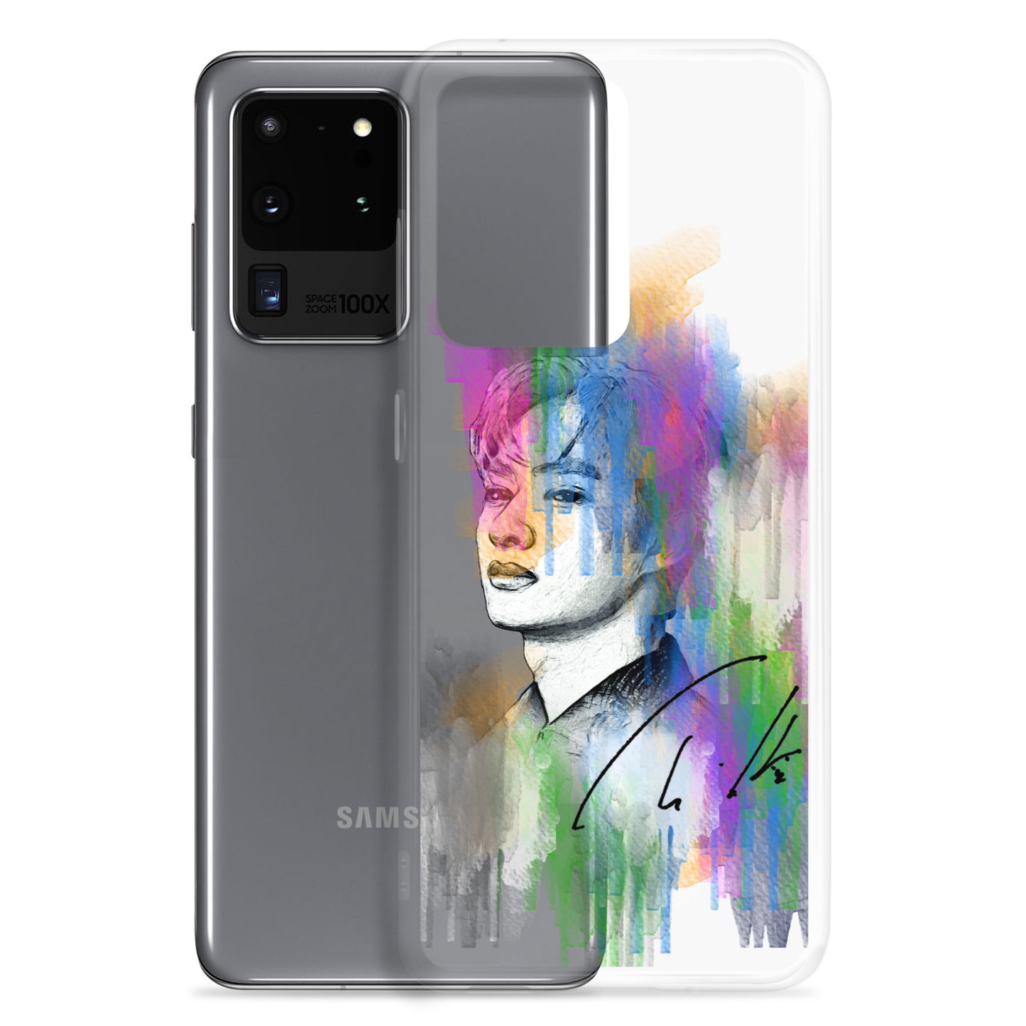 SEVENTEEN Jun, Wen Junhui Waterpaint portrait Samsung Case