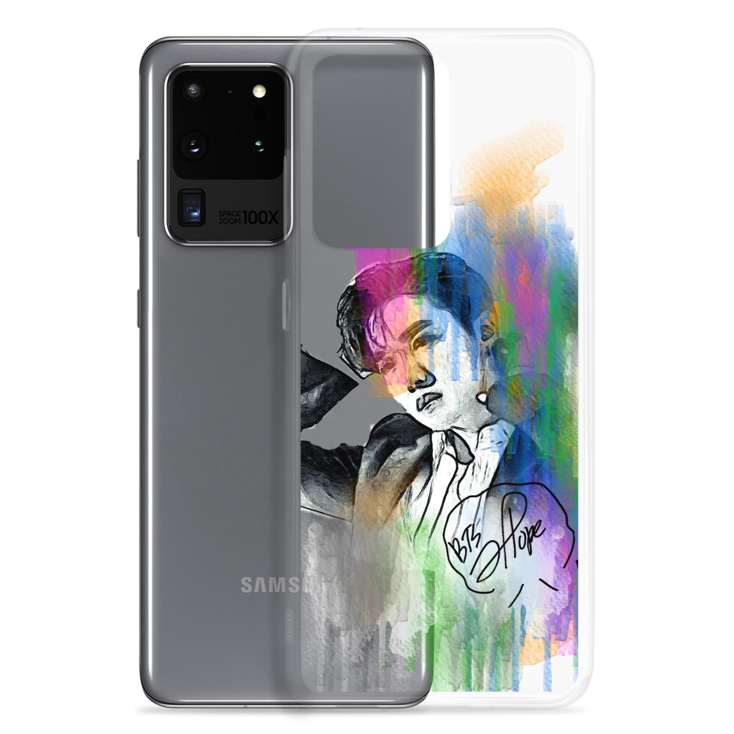 BTS J-Hope, Jung Ho-seok Waterpaint portrait Samsung Case