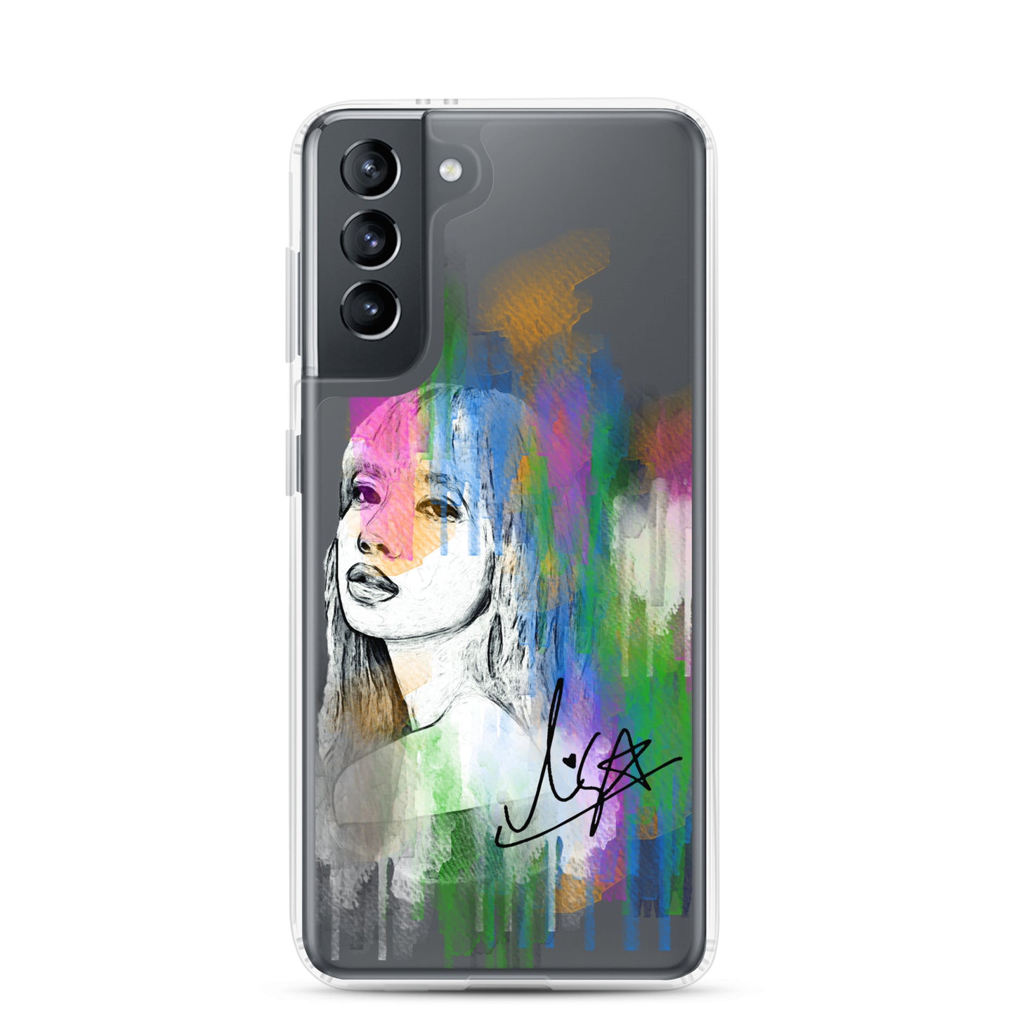 BLACKPINK Lisa, Lalisa Manobal Waterpaint portrait Samsung Case