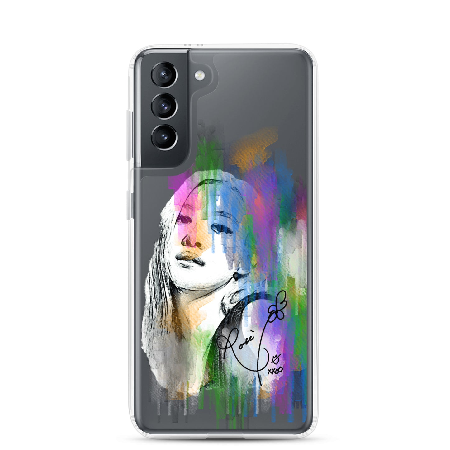 BLACKPINK Rosé, Roseanne Park Waterpaint portrait Samsung Case