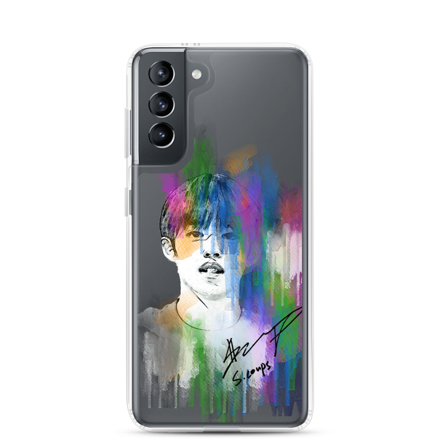 SEVENTEEN S.Coups, Choi Seung Cheol Waterpaint portrait Samsung Case