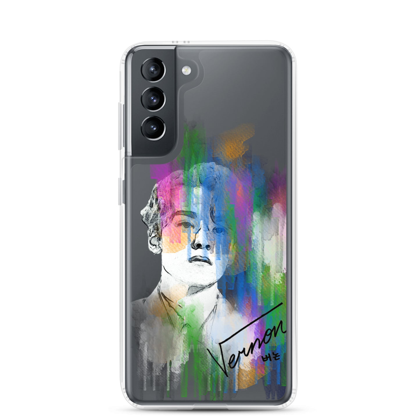 SEVENTEEN Vernon, Hansol Vernon Chwe Waterpaint portrait Samsung Case