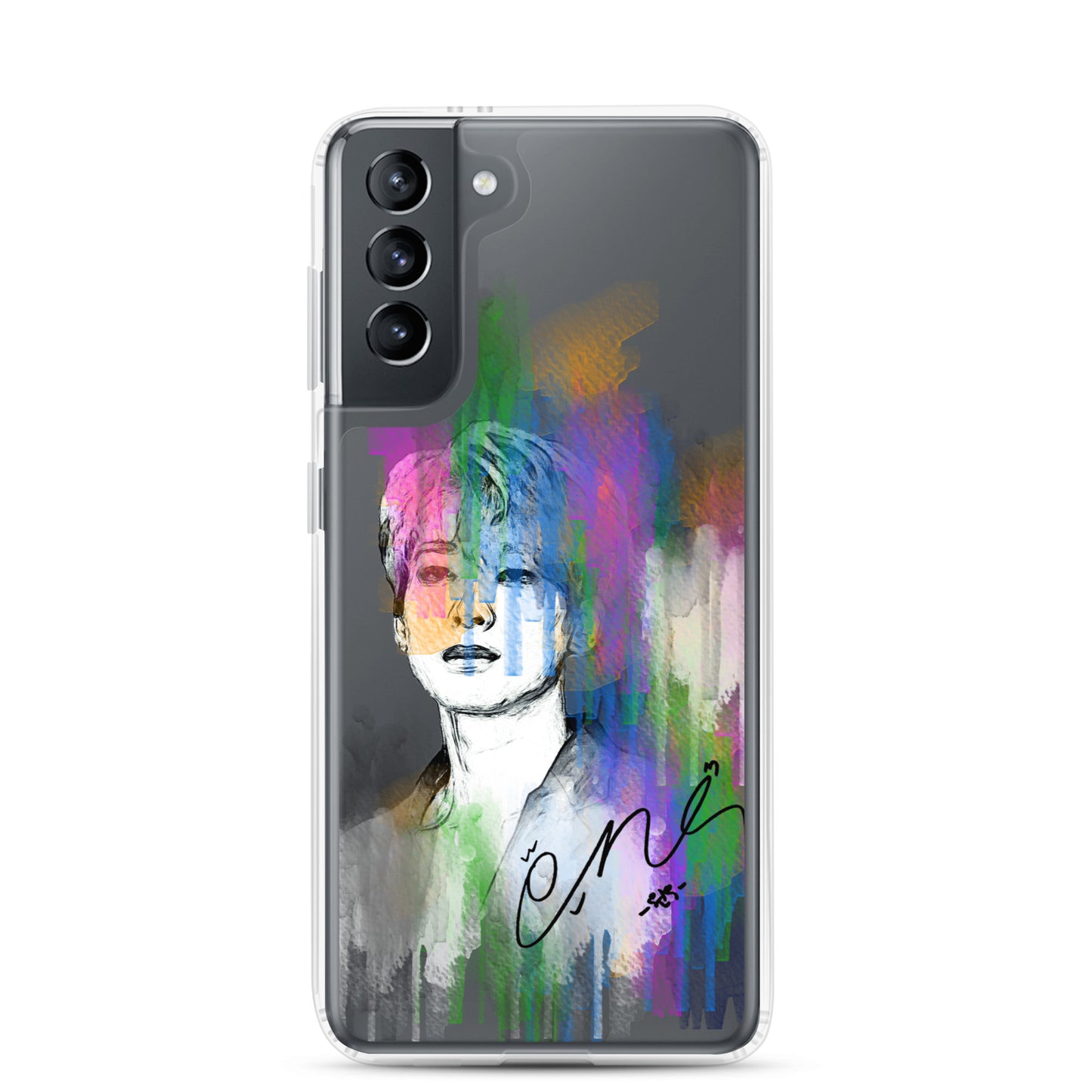 SEVENTEEN Wonwoo, Jeon Won-woo Waterpaint portrait Samsung Case