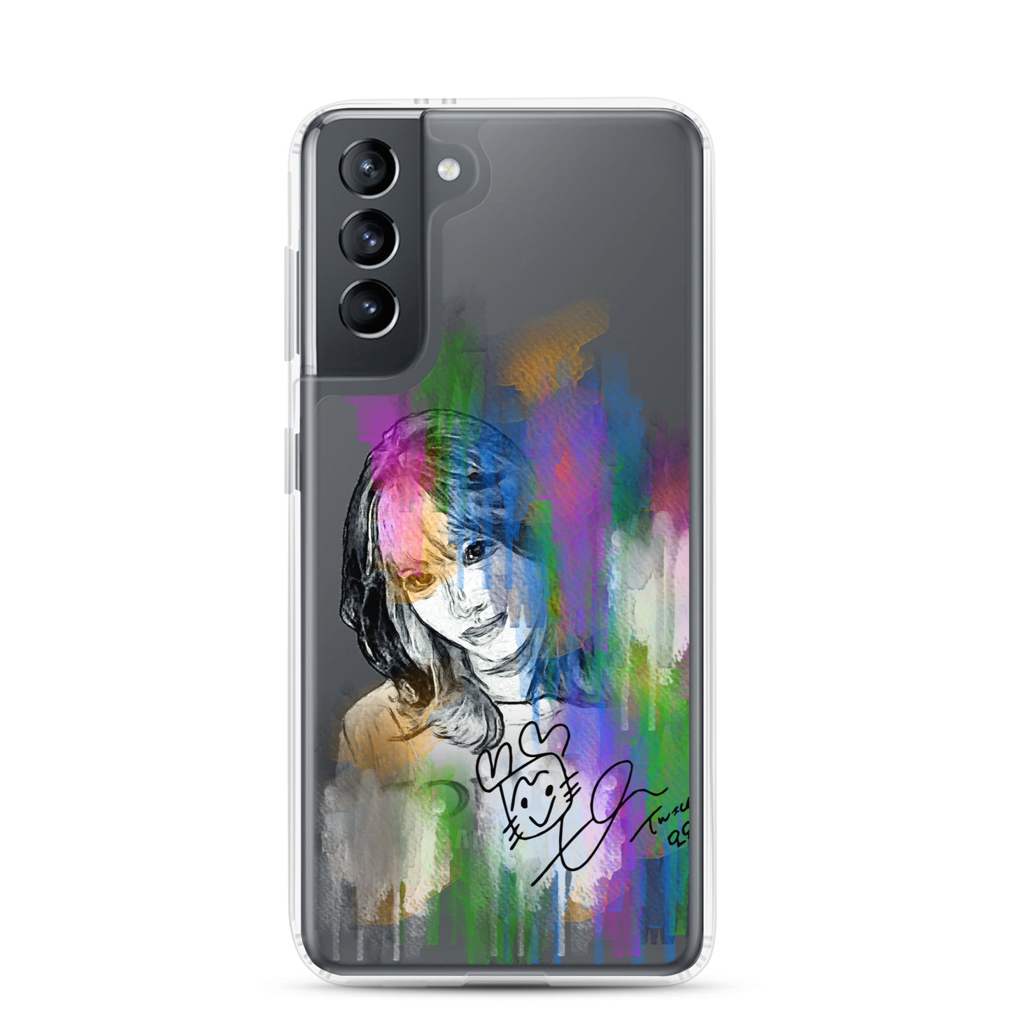 TWICE Momo , Hirai Momo Waterpaint portrait Samsung Case