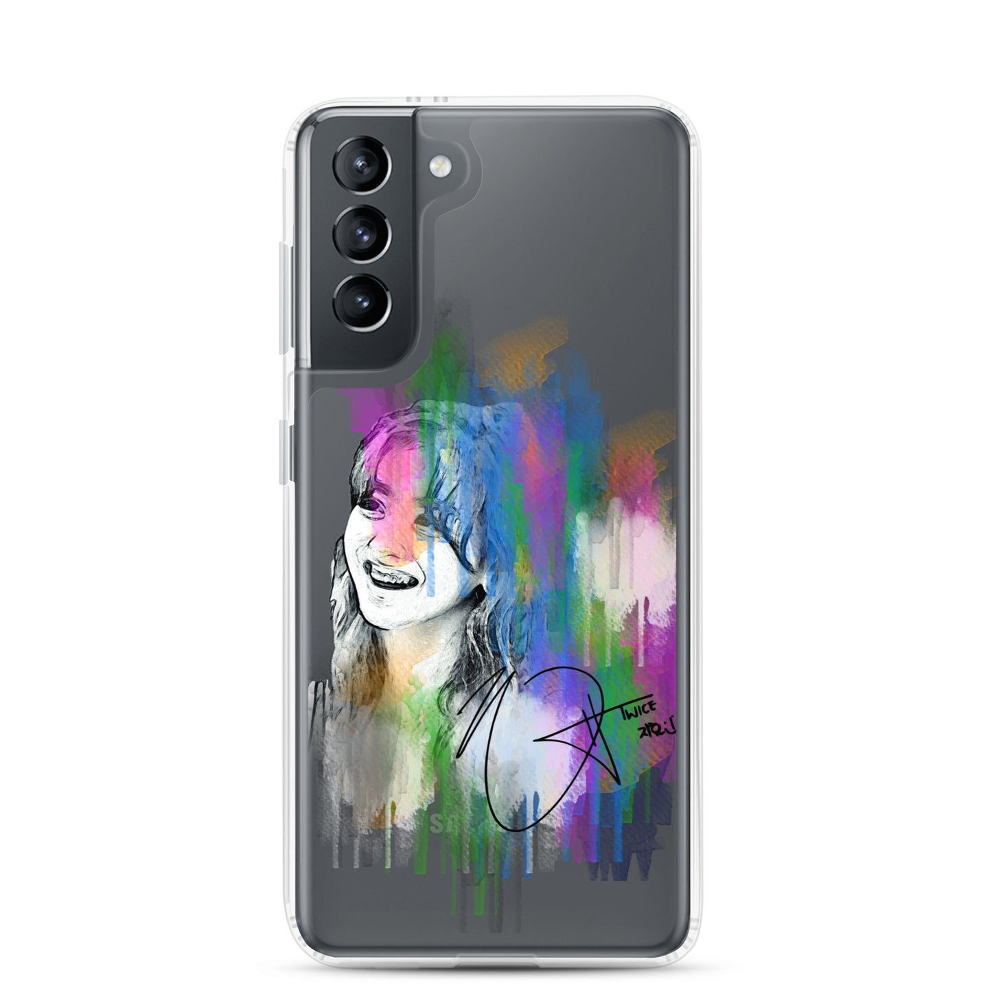 TWICE Jihyo, Park Ji-hyo Waterpaint portrait Samsung Case