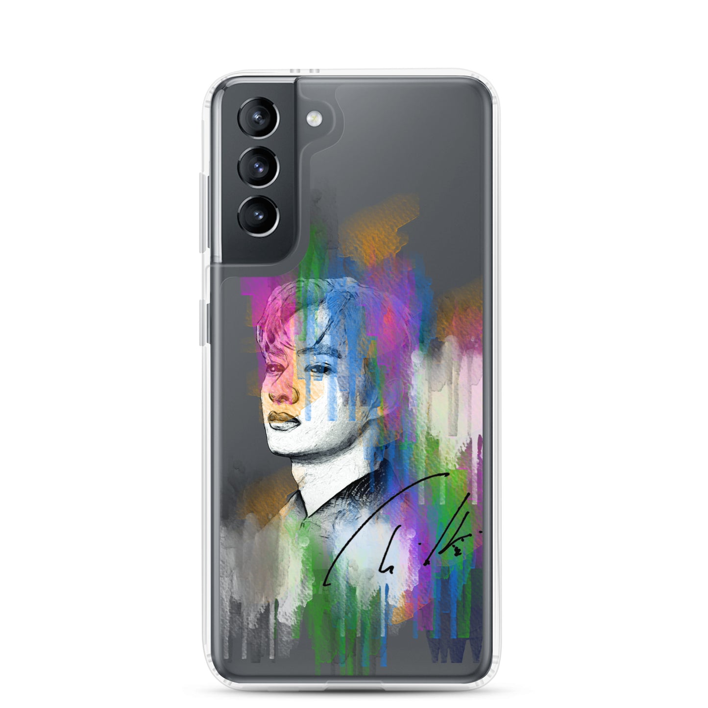 SEVENTEEN Jun, Wen Junhui Waterpaint portrait Samsung Case