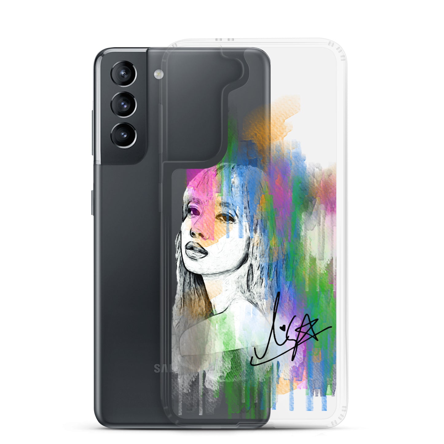 BLACKPINK Lisa, Lalisa Manobal Waterpaint portrait Samsung Case