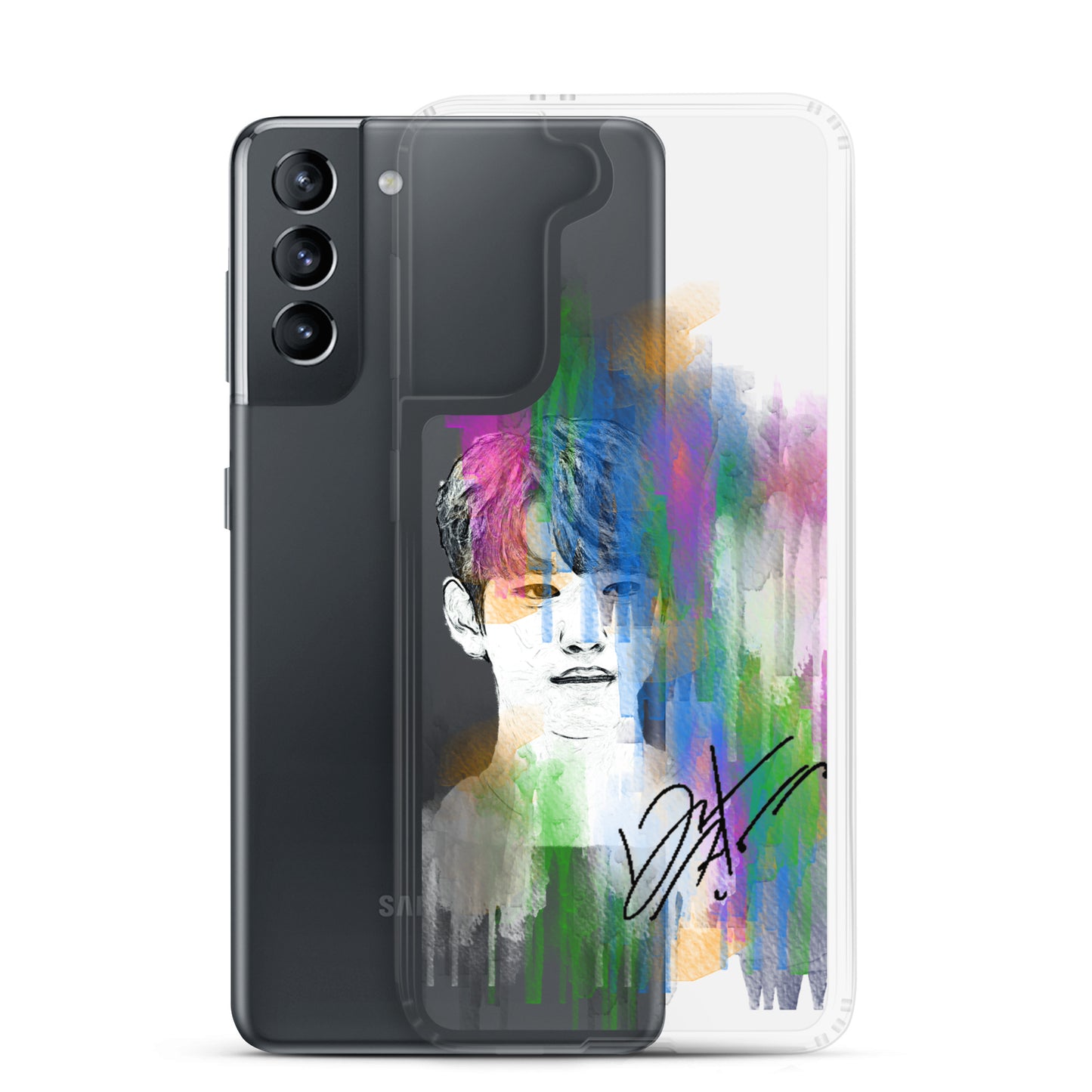 GOT7 Jinyoung, Park Jin-young Waterpaint portrait Samsung Case