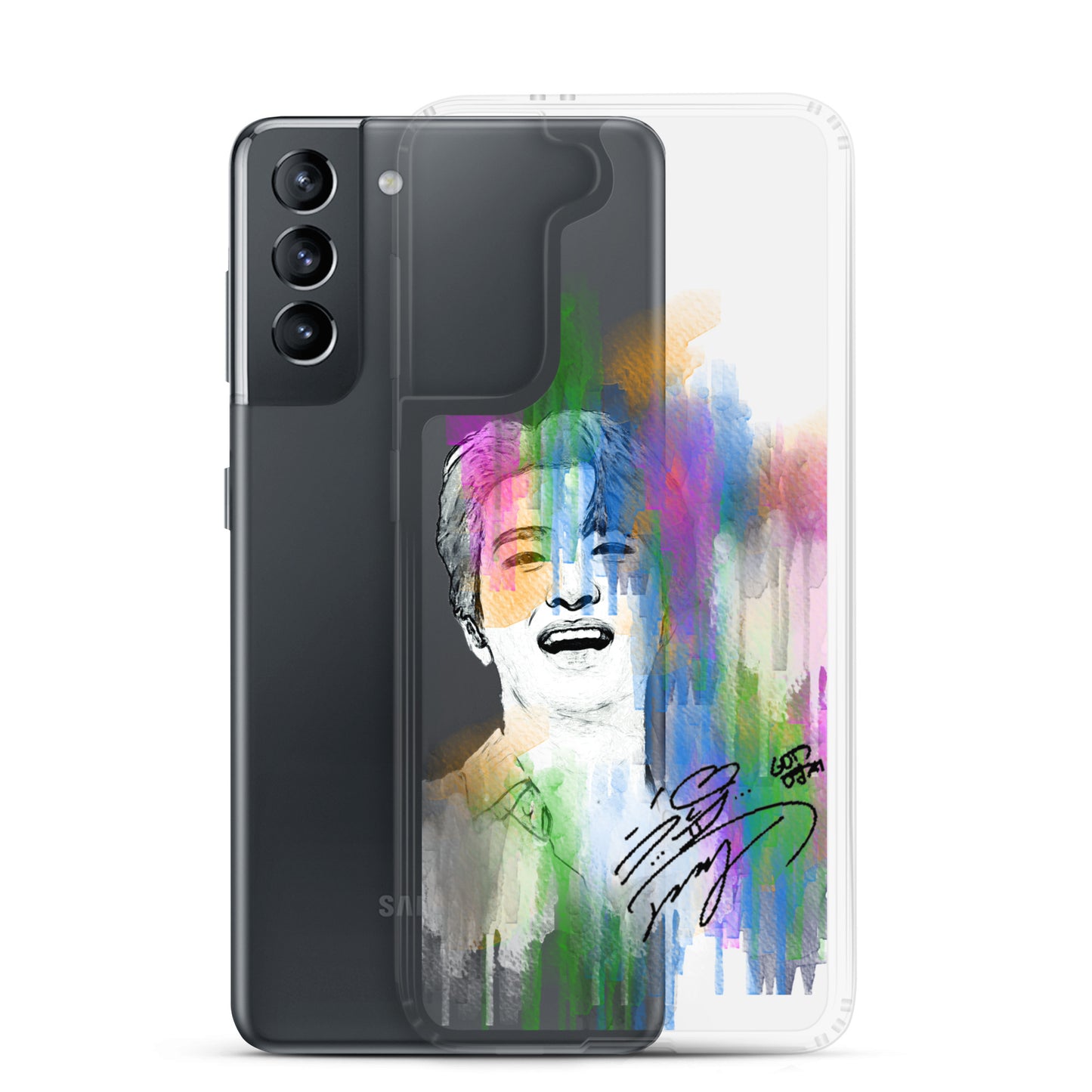 GOT7 Youngjae, Choi Young-jae Waterpaint portrait Samsung Case