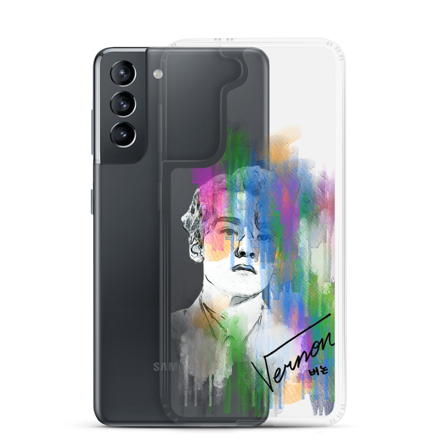 SEVENTEEN Vernon, Hansol Vernon Chwe Waterpaint portrait Samsung Case