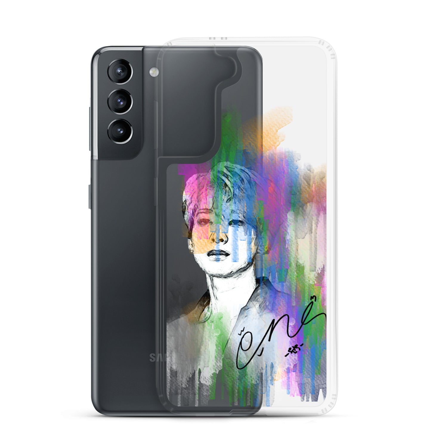 SEVENTEEN Wonwoo, Jeon Won-woo Waterpaint portrait Samsung Case