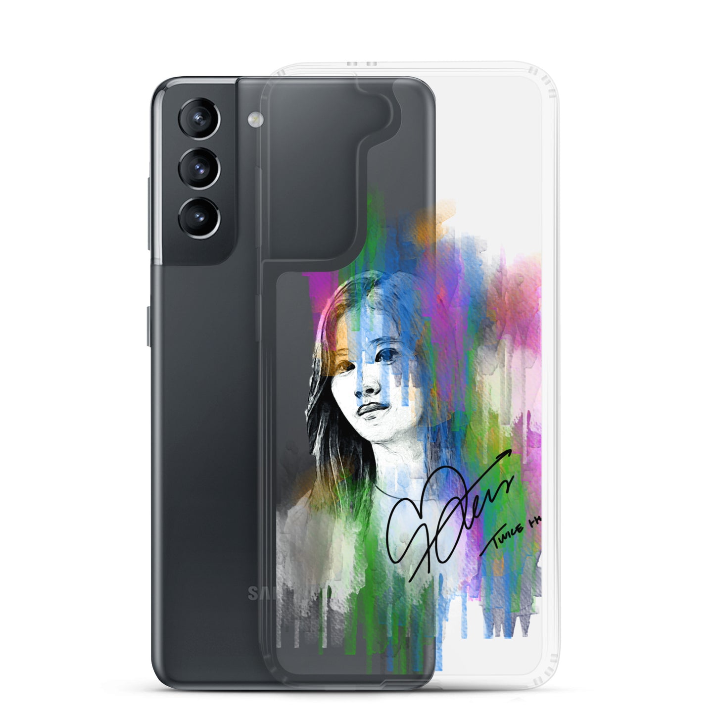 TWICE Sana, Minatozaki Sana Waterpaint portrait Samsung Case