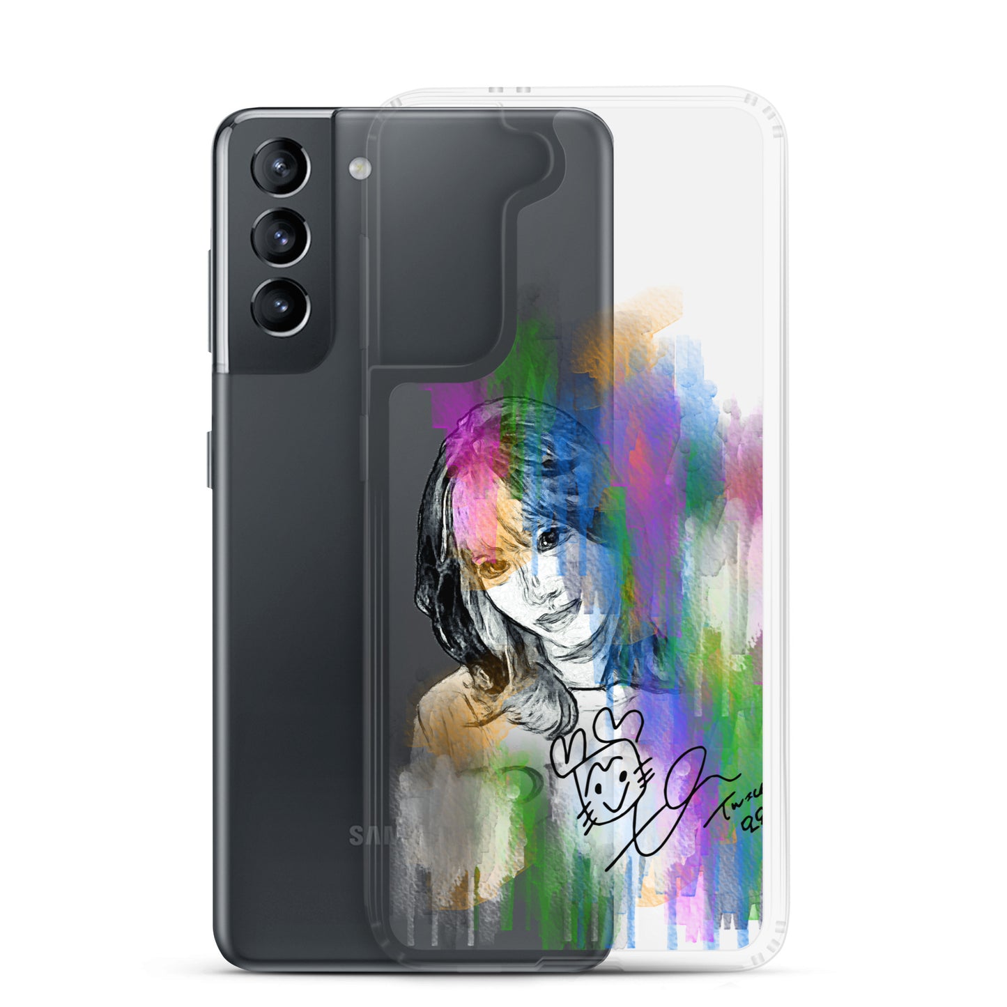 TWICE Momo , Hirai Momo Waterpaint portrait Samsung Case