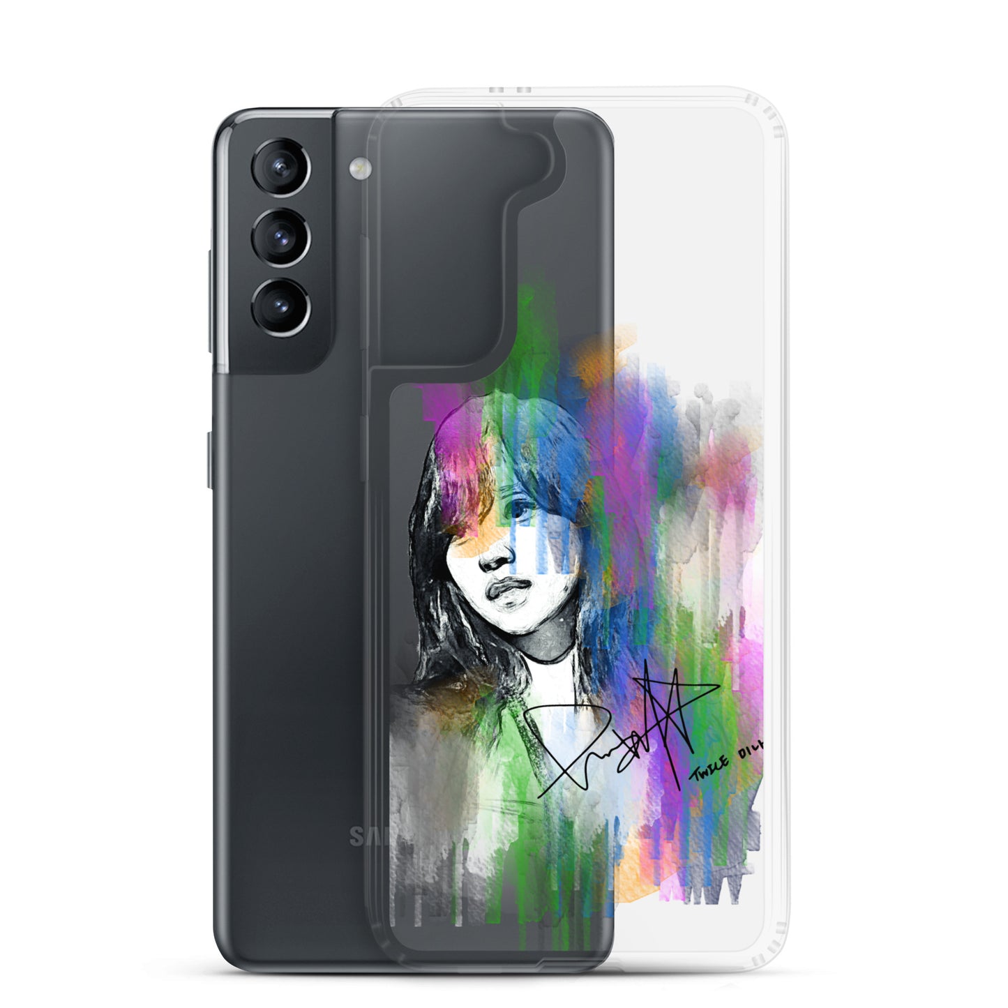 TWICE Mina, Mina Sharon Myoi Waterpaint portrait Samsung Case