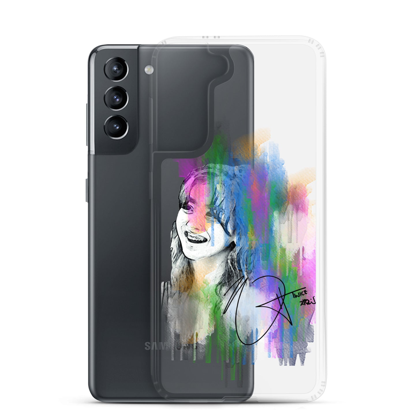 TWICE Jihyo, Park Ji-hyo Waterpaint portrait Samsung Case