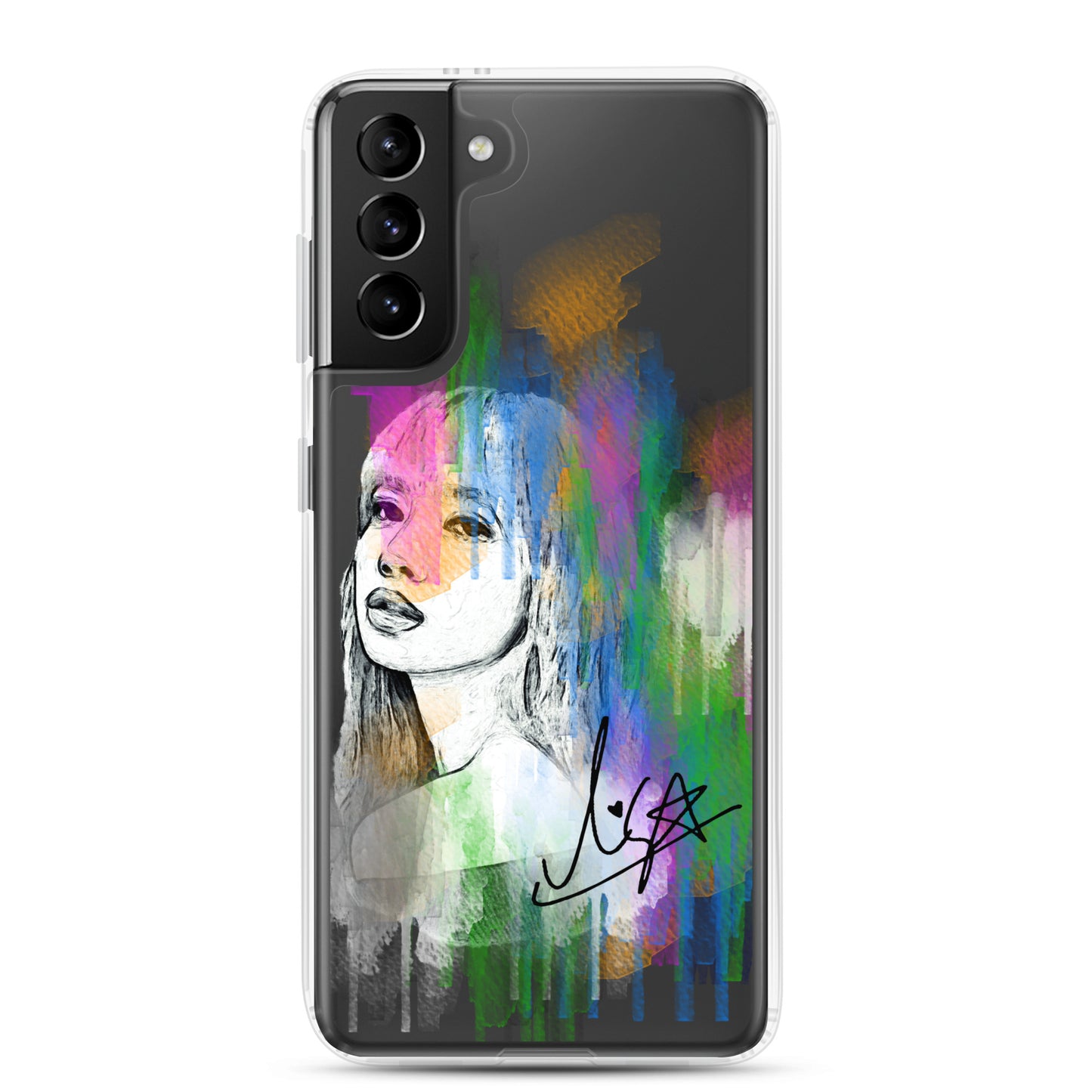 BLACKPINK Lisa, Lalisa Manobal Waterpaint portrait Samsung Case