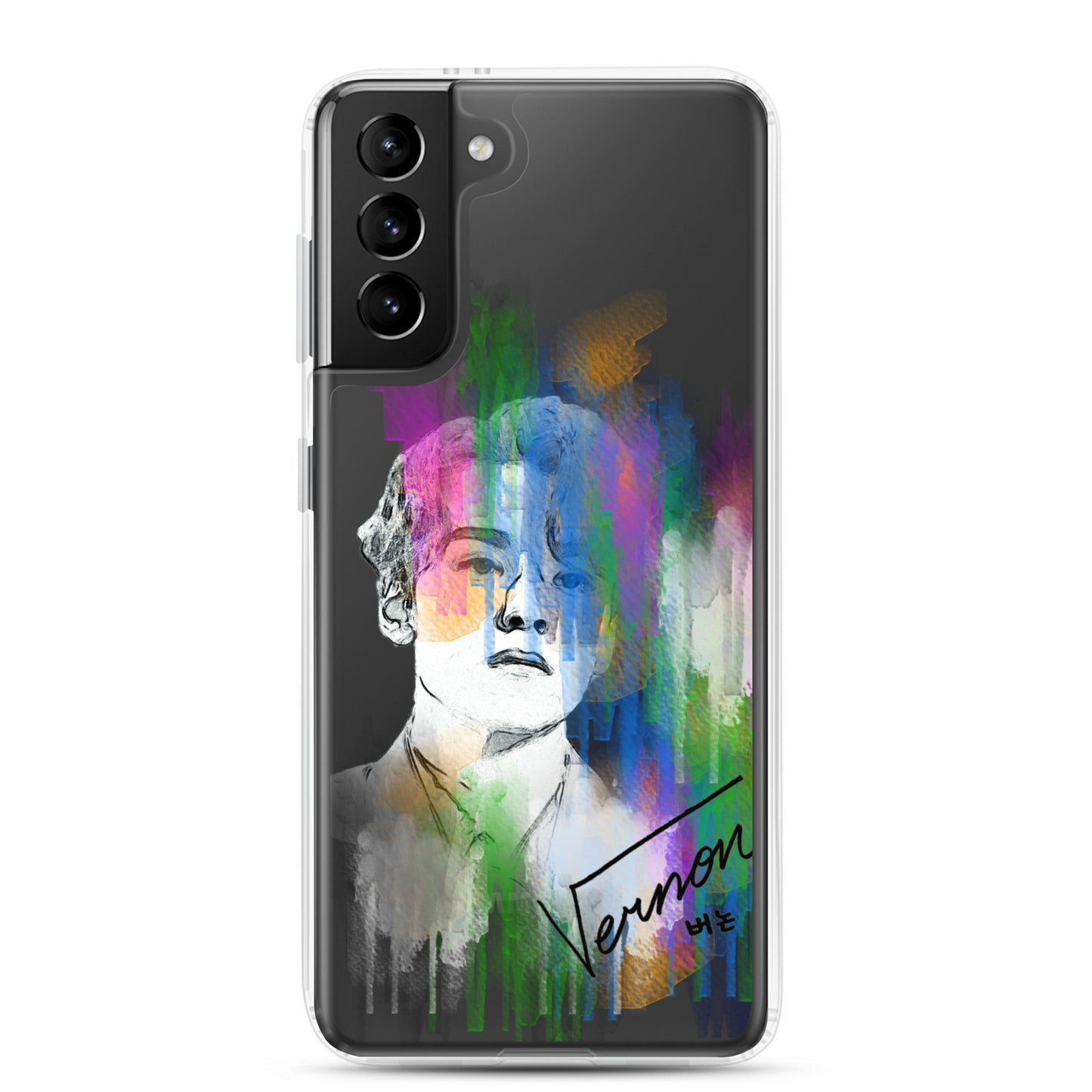 SEVENTEEN Vernon, Hansol Vernon Chwe Waterpaint portrait Samsung Case