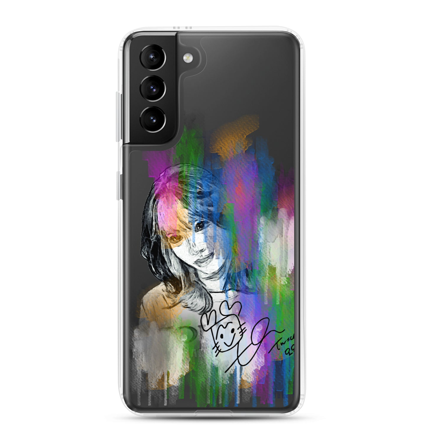 TWICE Momo , Hirai Momo Waterpaint portrait Samsung Case