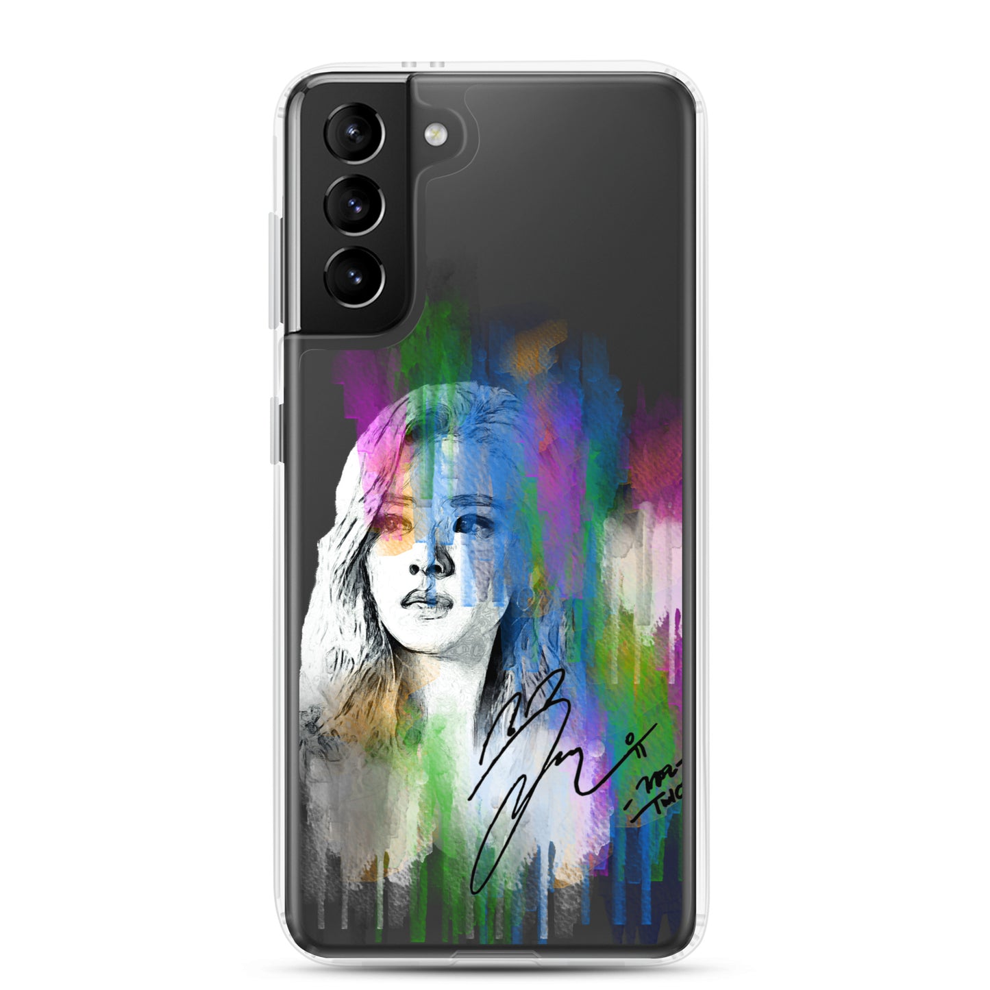 TWICE Jeongyeon, Yoo Jeong-yeon Waterpaint portrait Samsung Case