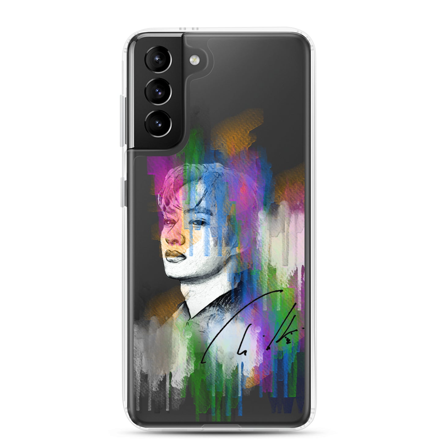 SEVENTEEN Jun, Wen Junhui Waterpaint portrait Samsung Case