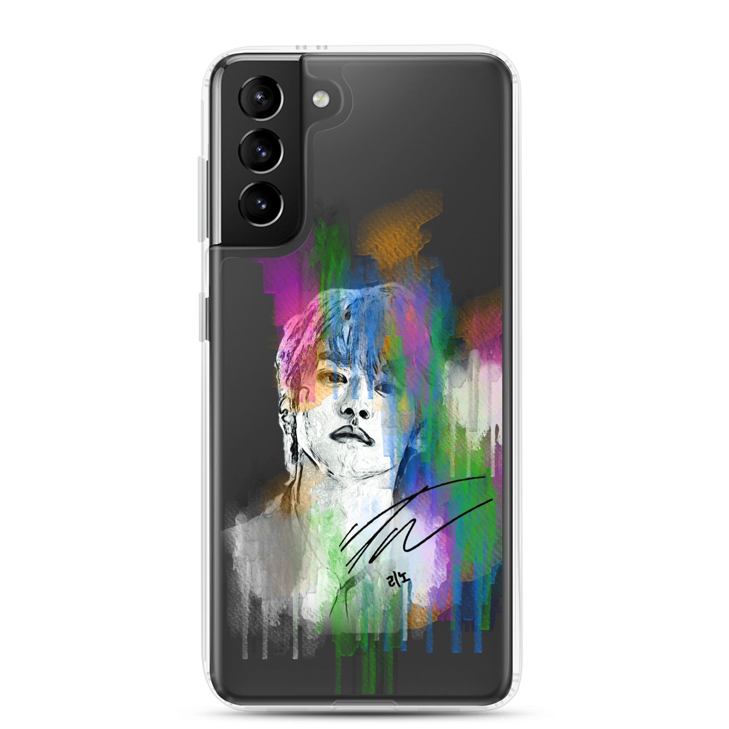 Stray Kids Lee Know, Lee Min-ho Waterpaint portrait Samsung Case