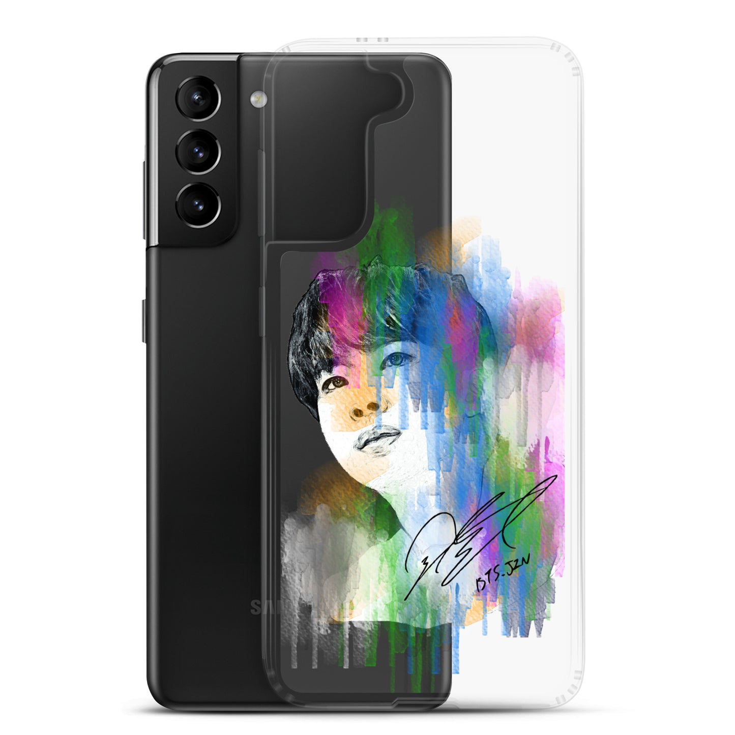 BTS Jin, Kim Seok-jin Waterpaint portrait Samsung Case