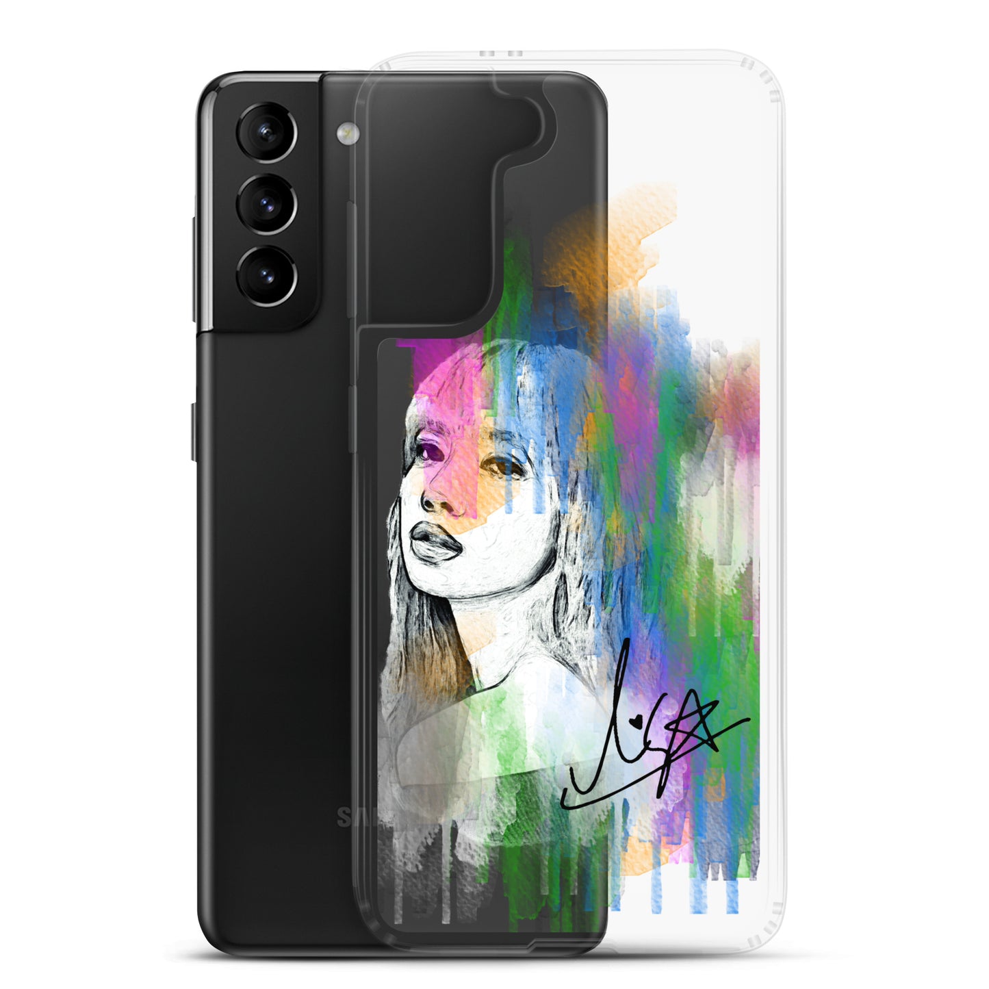 BLACKPINK Lisa, Lalisa Manobal Waterpaint portrait Samsung Case