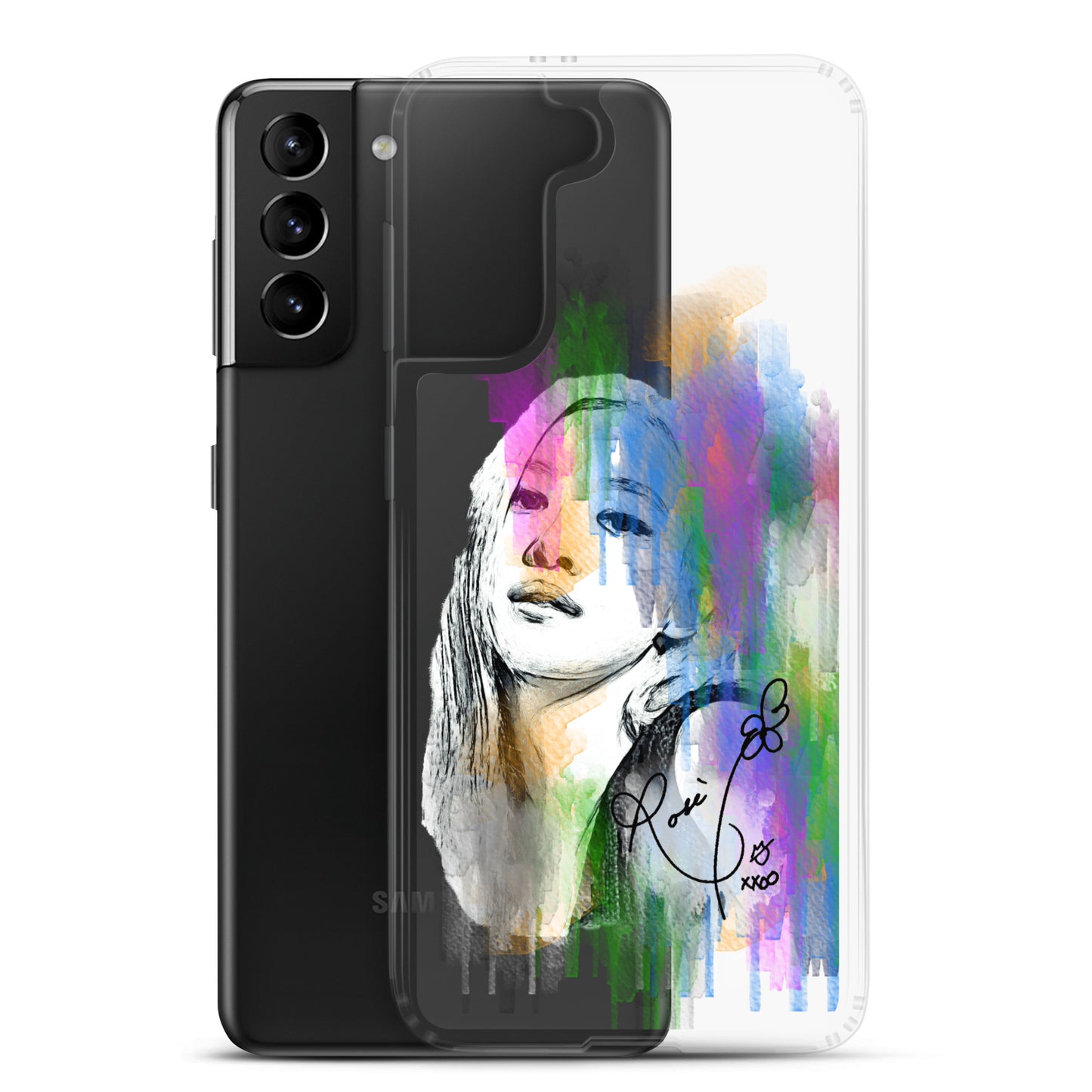 BLACKPINK Rosé, Roseanne Park Waterpaint portrait Samsung Case