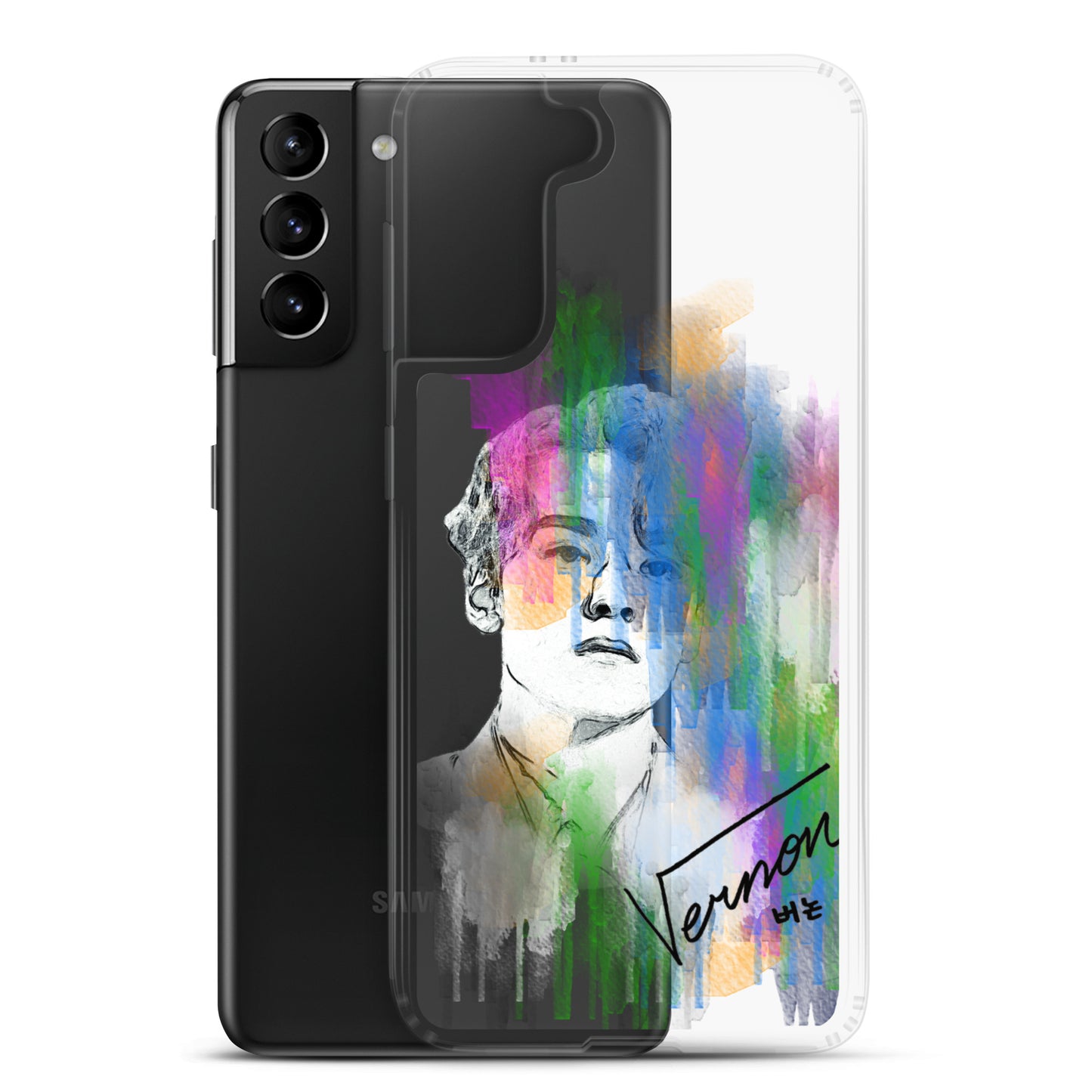 SEVENTEEN Vernon, Hansol Vernon Chwe Waterpaint portrait Samsung Case