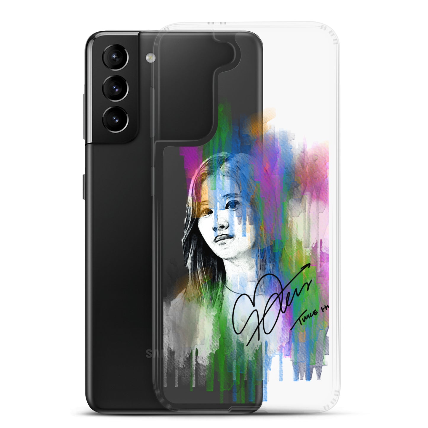 TWICE Sana, Minatozaki Sana Waterpaint portrait Samsung Case