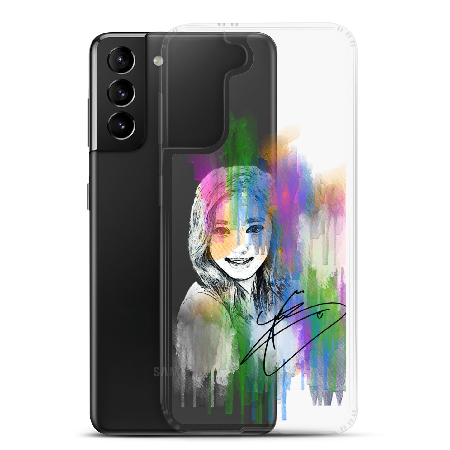 TWICE Tzuyu, Chou Tzu-yu Waterpaint portrait Samsung Case