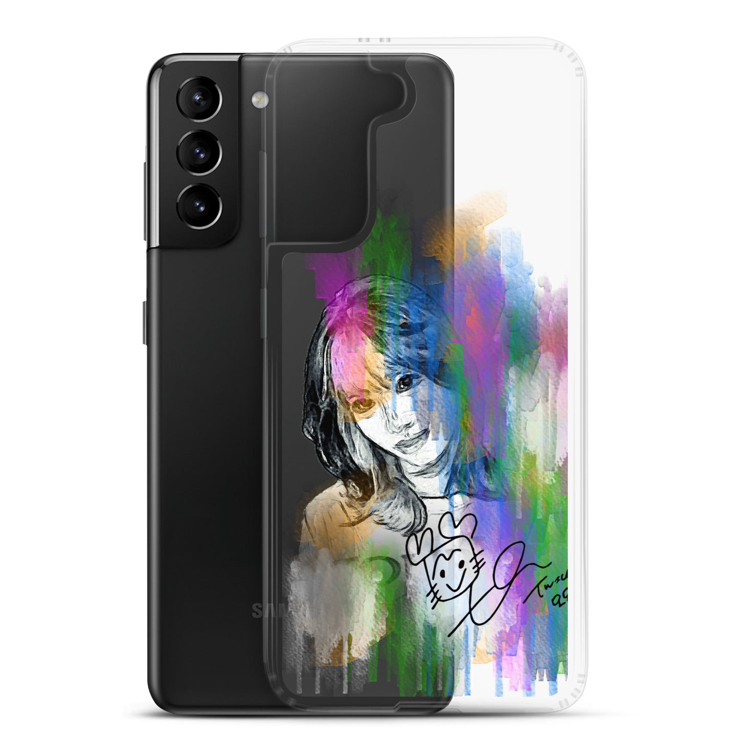 TWICE Momo , Hirai Momo Waterpaint portrait Samsung Case