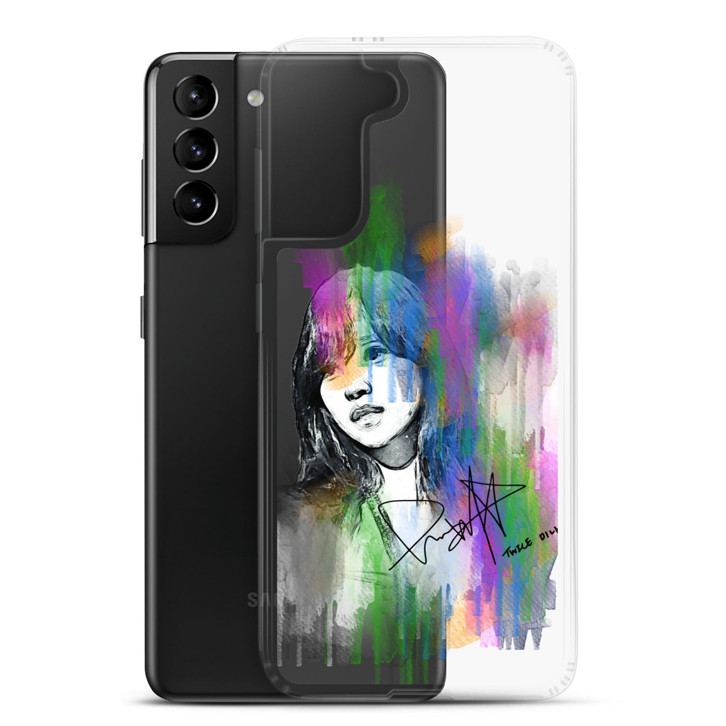 TWICE Mina, Mina Sharon Myoi Waterpaint portrait Samsung Case