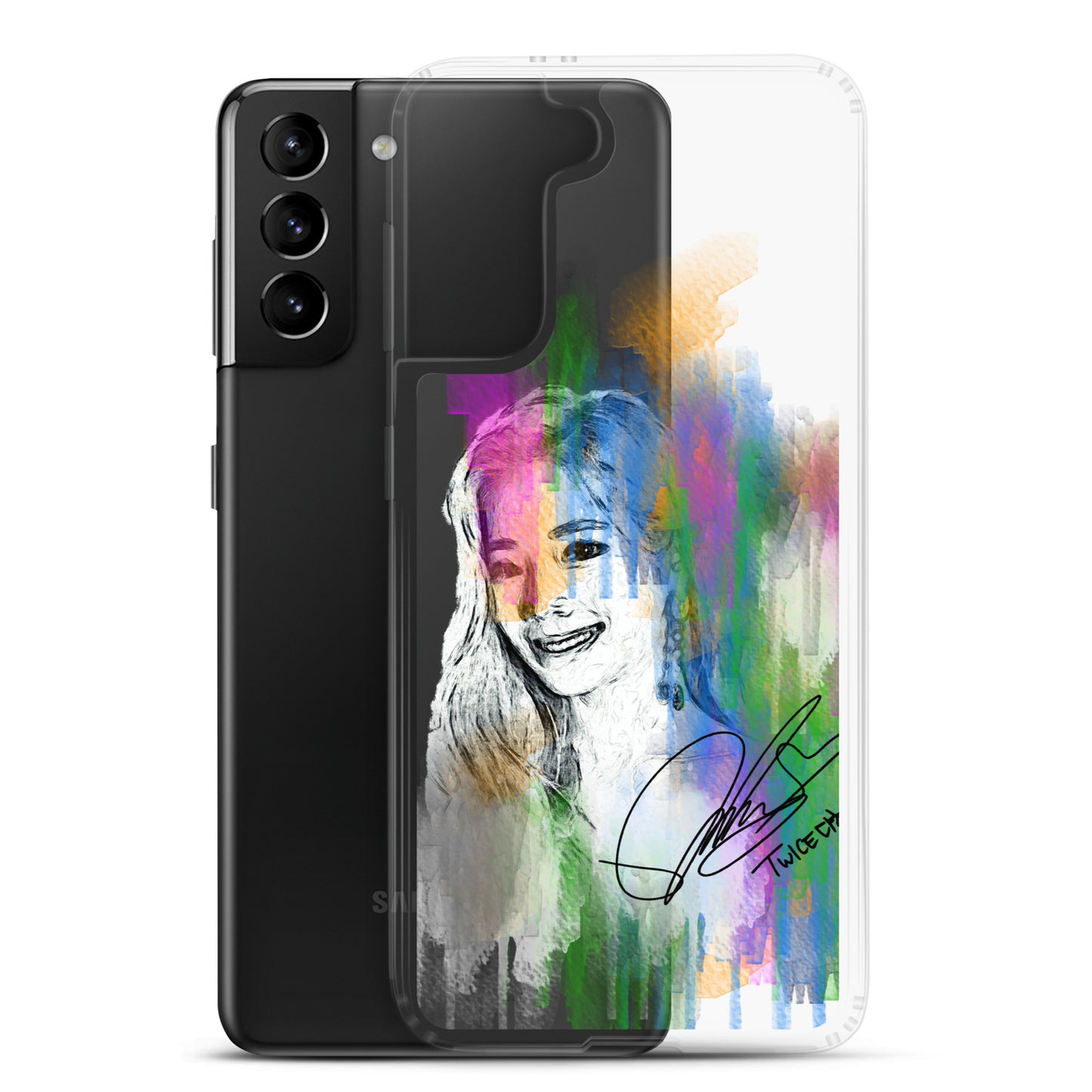 TWICE Dahyun, Kim Da Hyun Waterpaint portrait Samsung Case