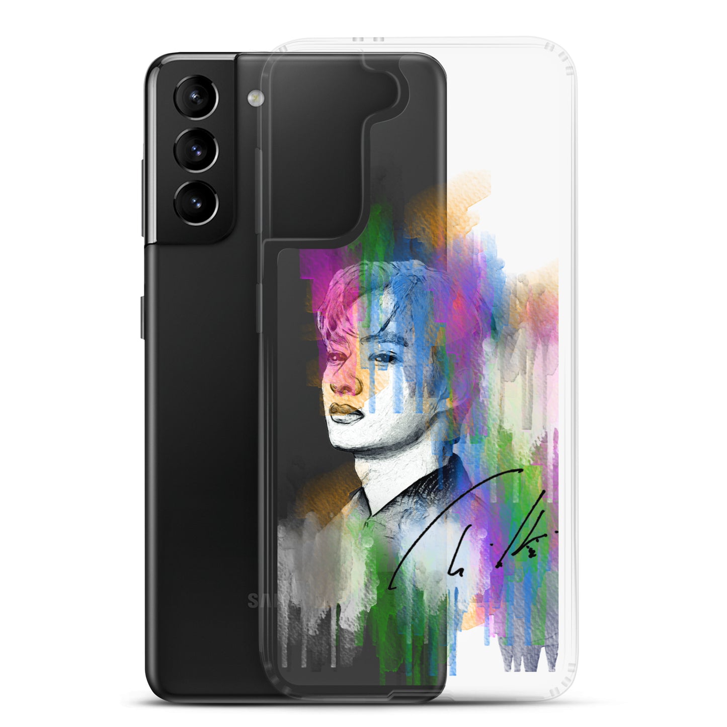 SEVENTEEN Jun, Wen Junhui Waterpaint portrait Samsung Case