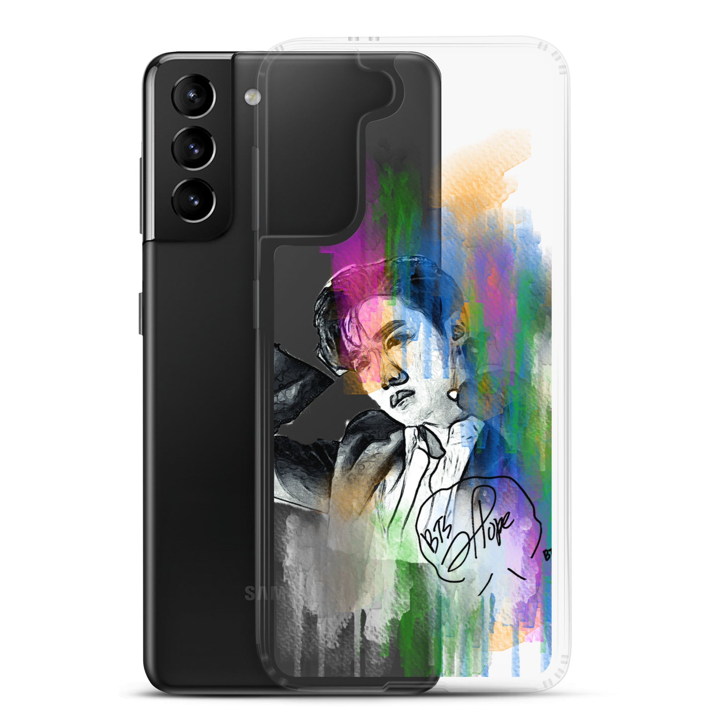 BTS J-Hope, Jung Ho-seok Waterpaint portrait Samsung Case