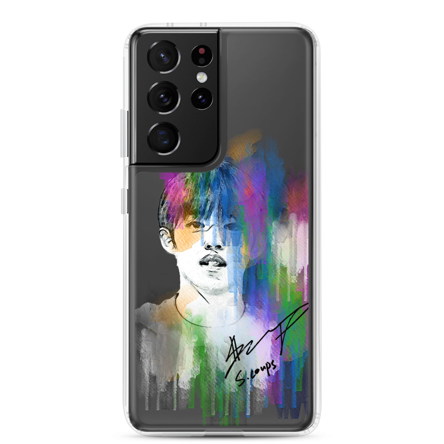 SEVENTEEN S.Coups, Choi Seung Cheol Waterpaint portrait Samsung Case