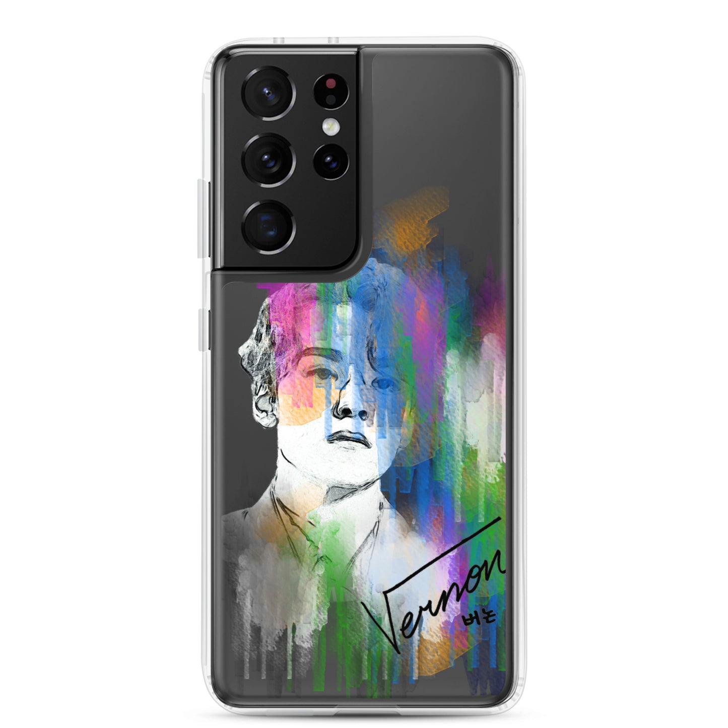 SEVENTEEN Vernon, Hansol Vernon Chwe Waterpaint portrait Samsung Case