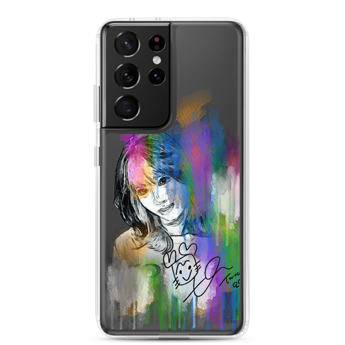 TWICE Momo , Hirai Momo Waterpaint portrait Samsung Case