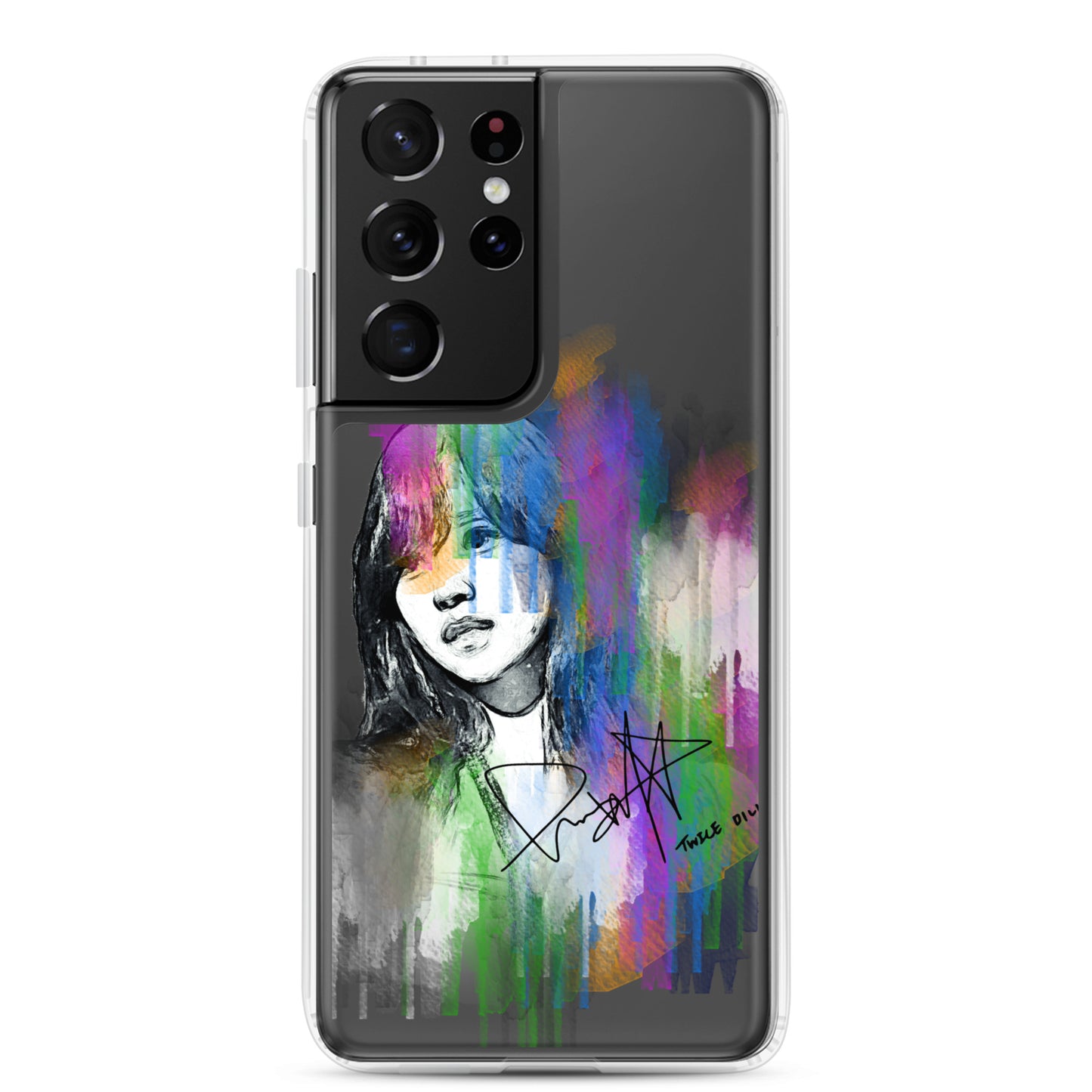 TWICE Mina, Mina Sharon Myoi Waterpaint portrait Samsung Case