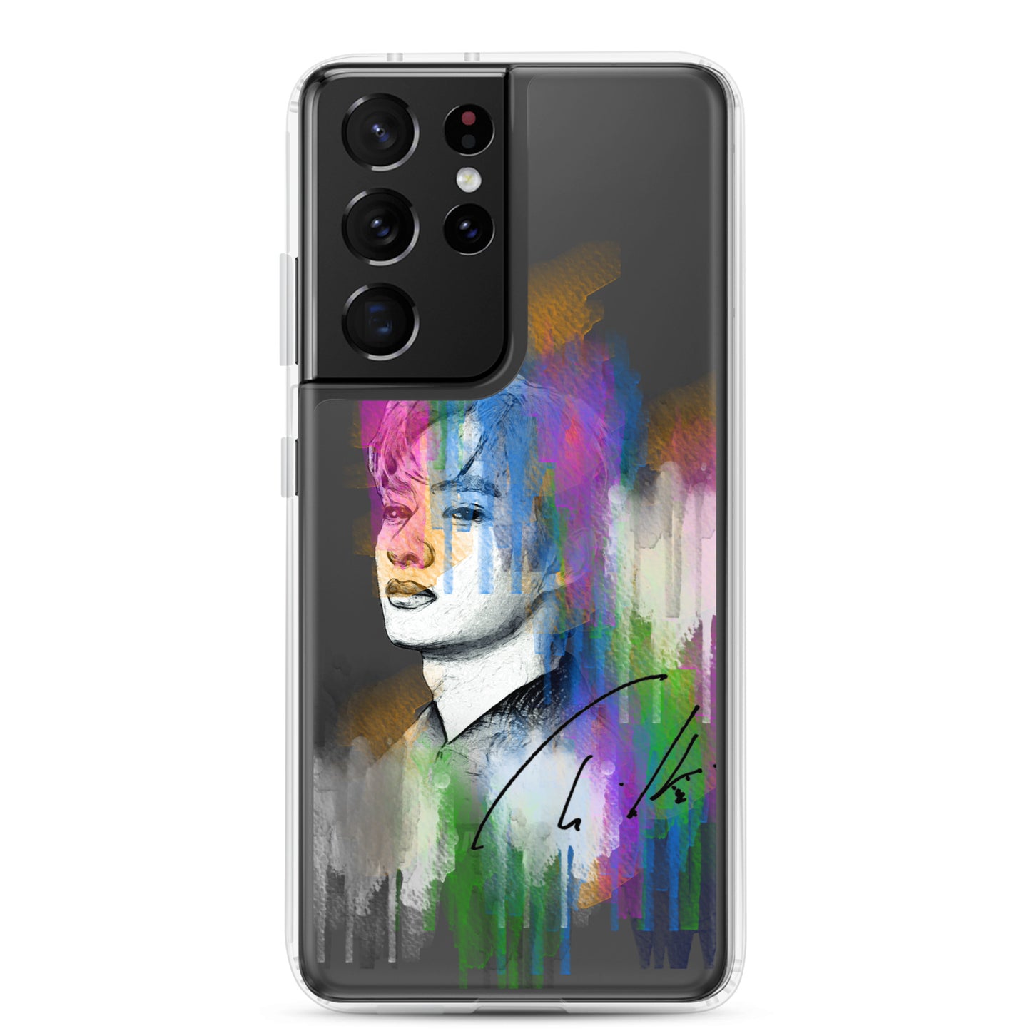 SEVENTEEN Jun, Wen Junhui Waterpaint portrait Samsung Case