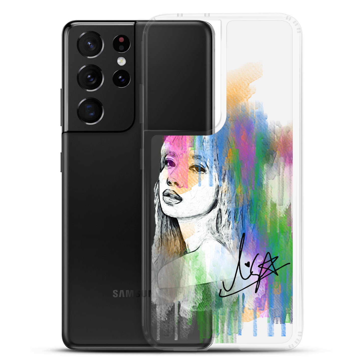 BLACKPINK Lisa, Lalisa Manobal Waterpaint portrait Samsung Case