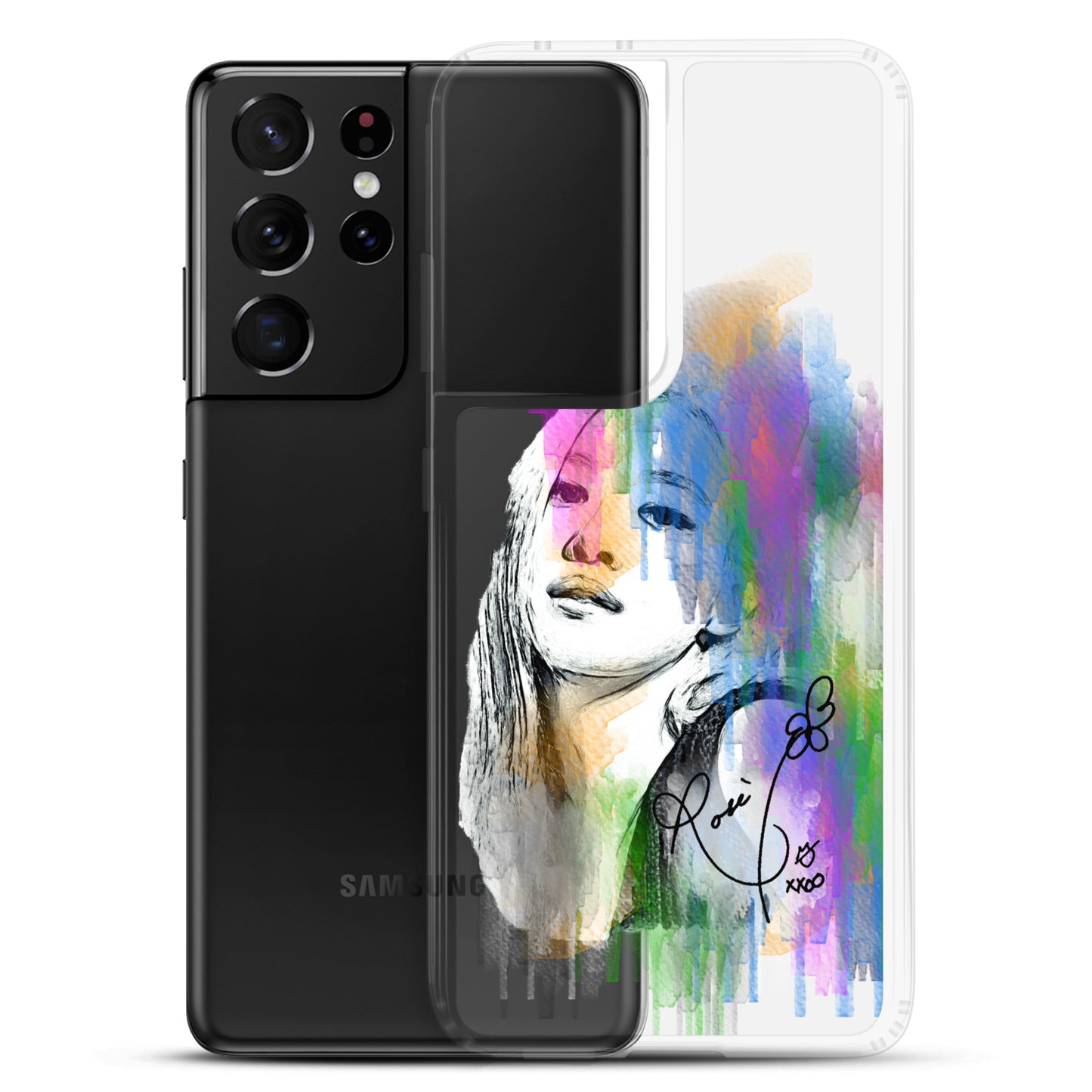 BLACKPINK Rosé, Roseanne Park Waterpaint portrait Samsung Case