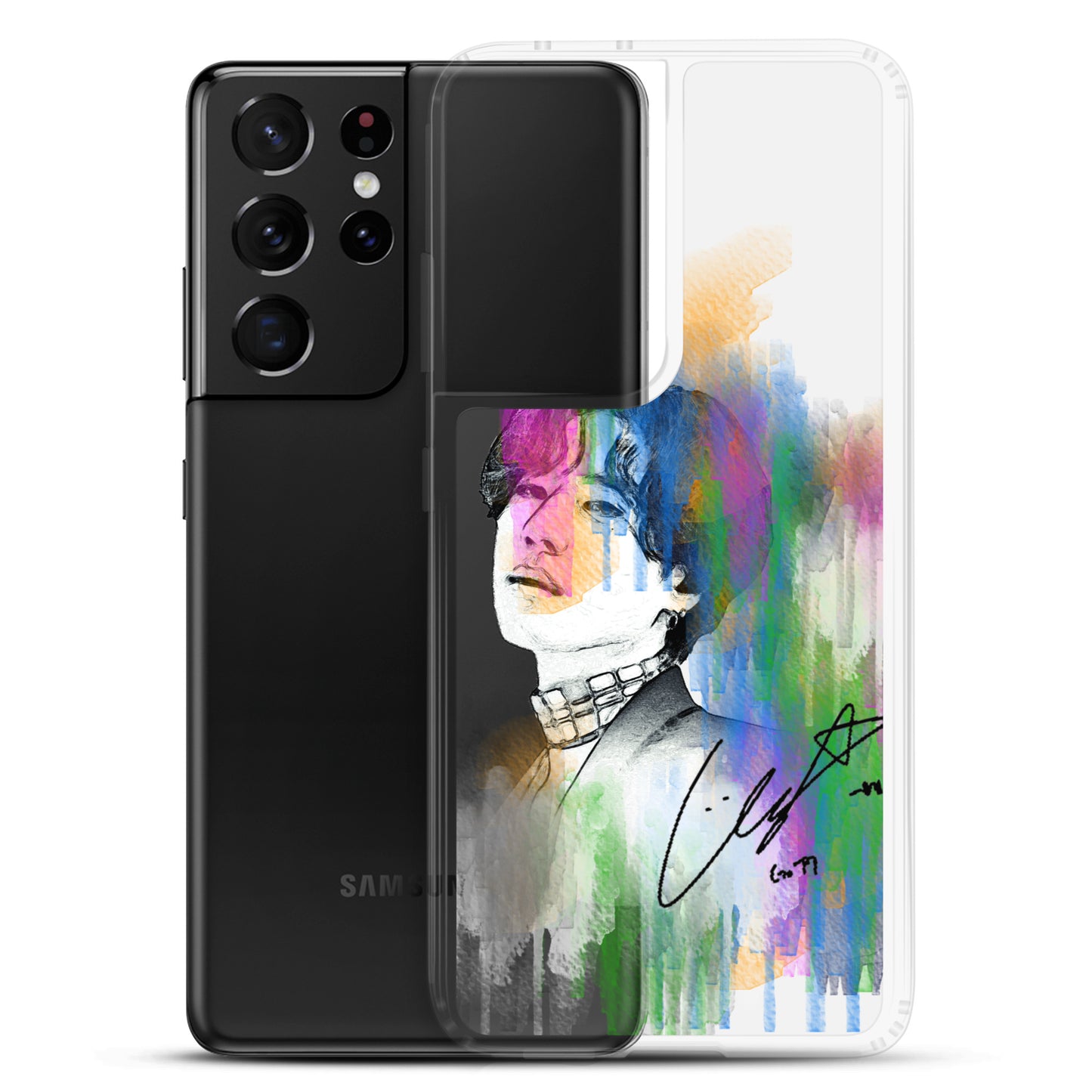 GOT7 Yugyeom, Kim Yu-gyeom Waterpaint portrait Samsung Case