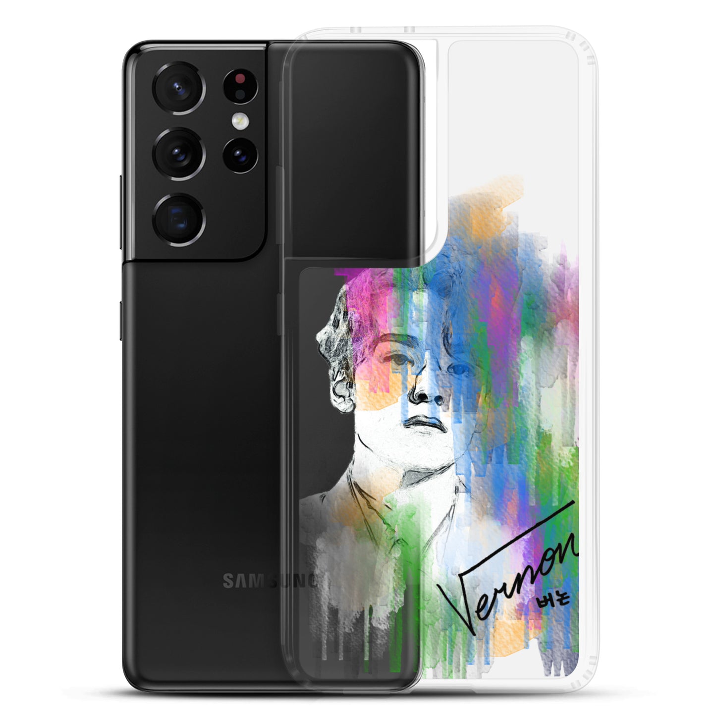 SEVENTEEN Vernon, Hansol Vernon Chwe Waterpaint portrait Samsung Case