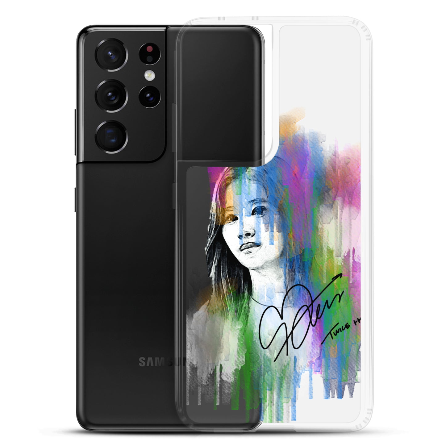 TWICE Sana, Minatozaki Sana Waterpaint portrait Samsung Case