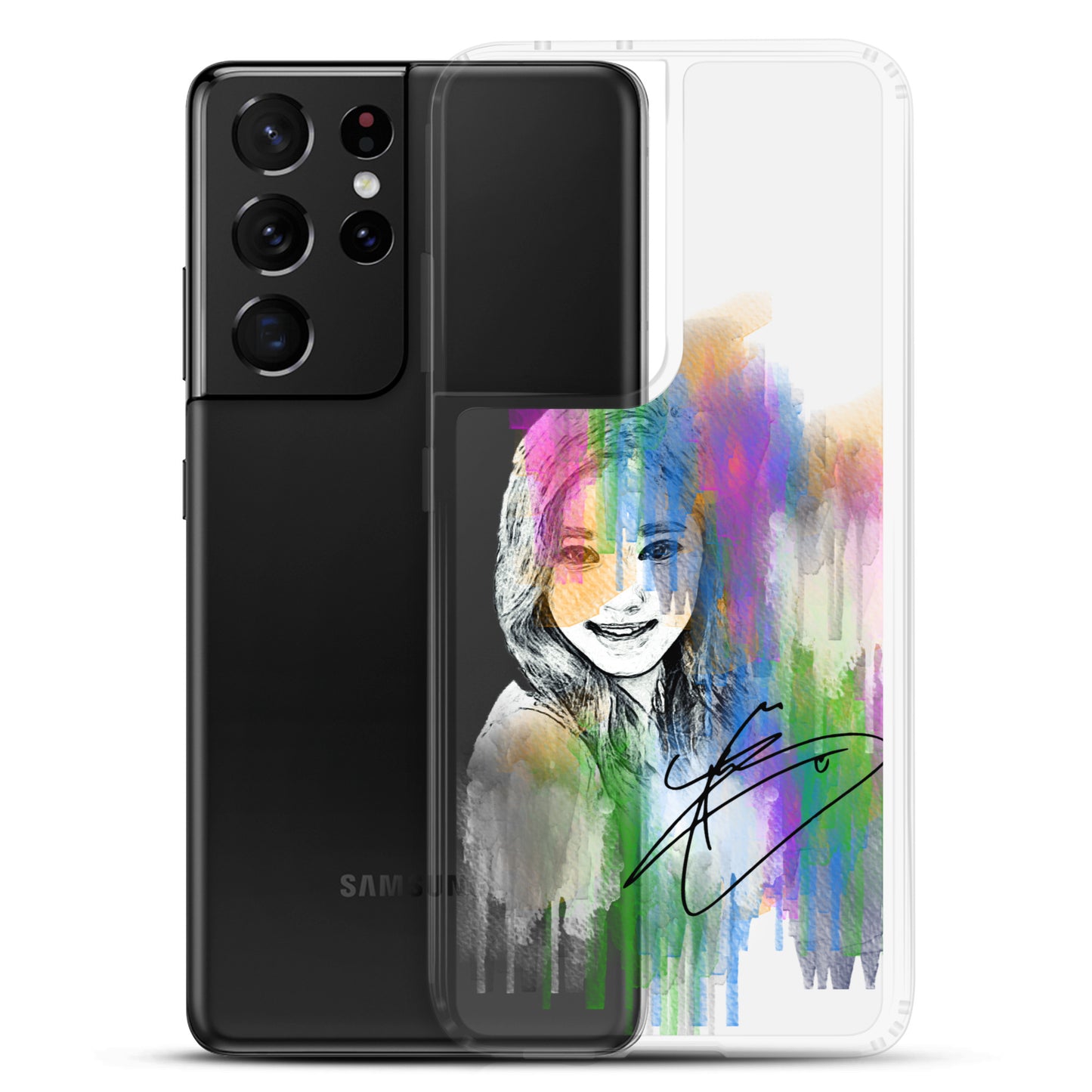 TWICE Tzuyu, Chou Tzu-yu Waterpaint portrait Samsung Case