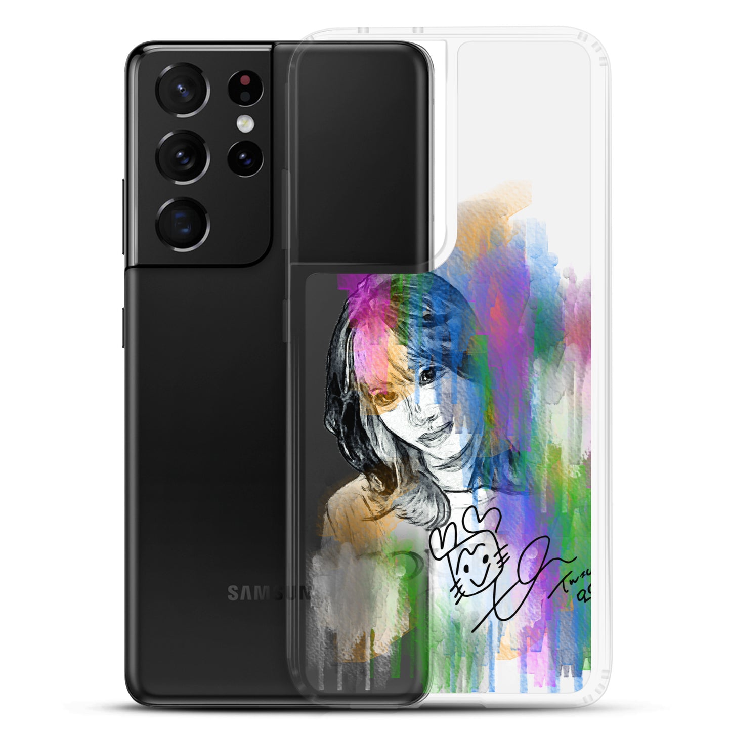 TWICE Momo , Hirai Momo Waterpaint portrait Samsung Case