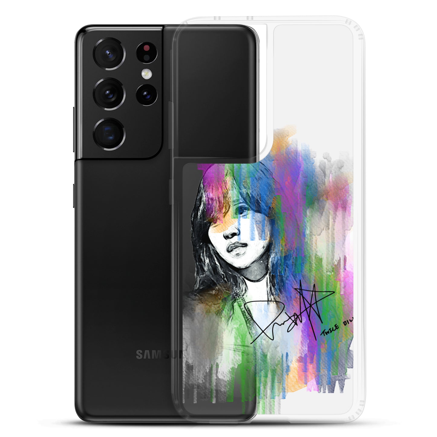 TWICE Mina, Mina Sharon Myoi Waterpaint portrait Samsung Case