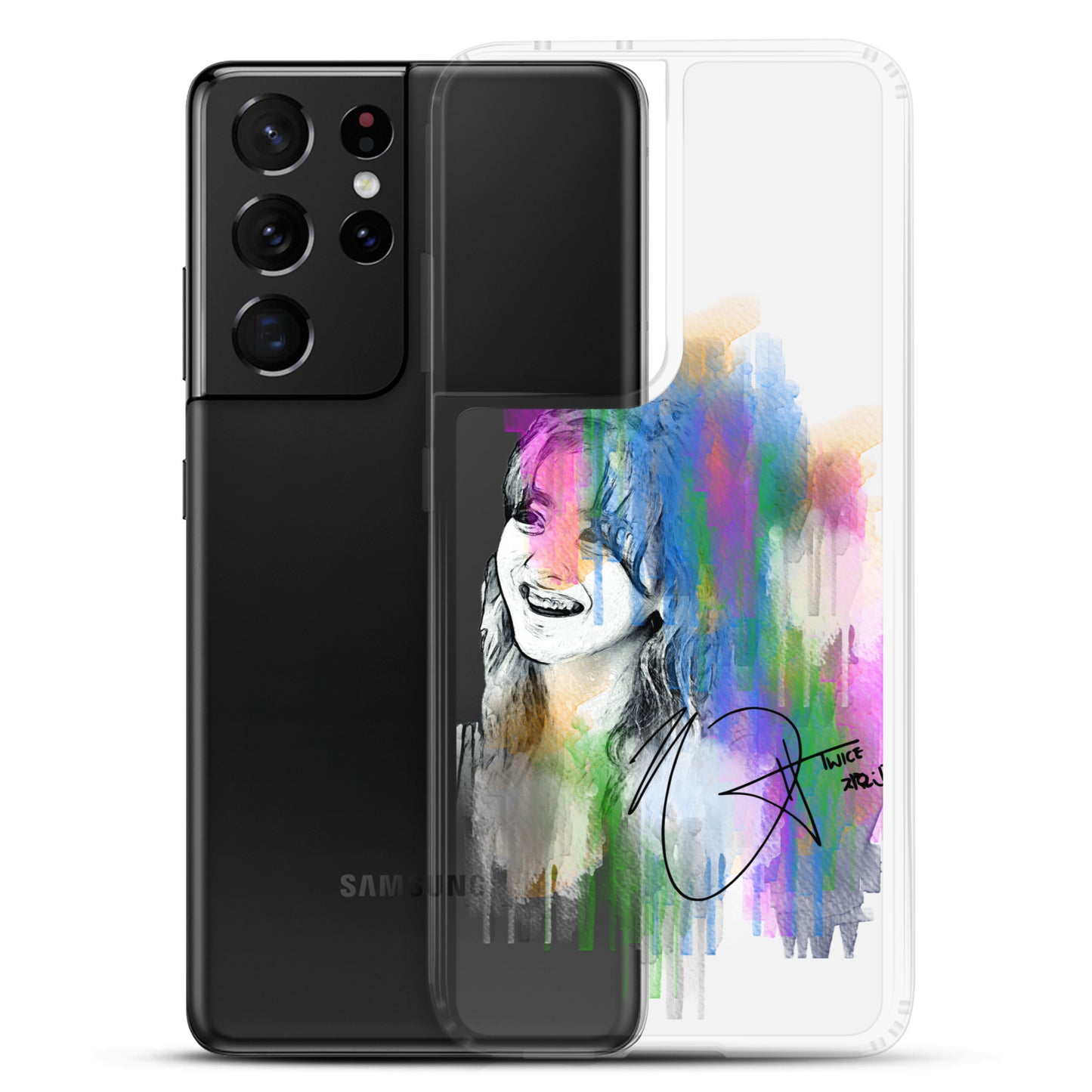 TWICE Jihyo, Park Ji-hyo Waterpaint portrait Samsung Case